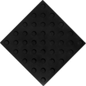 Тактильная плитка (конус-черная)