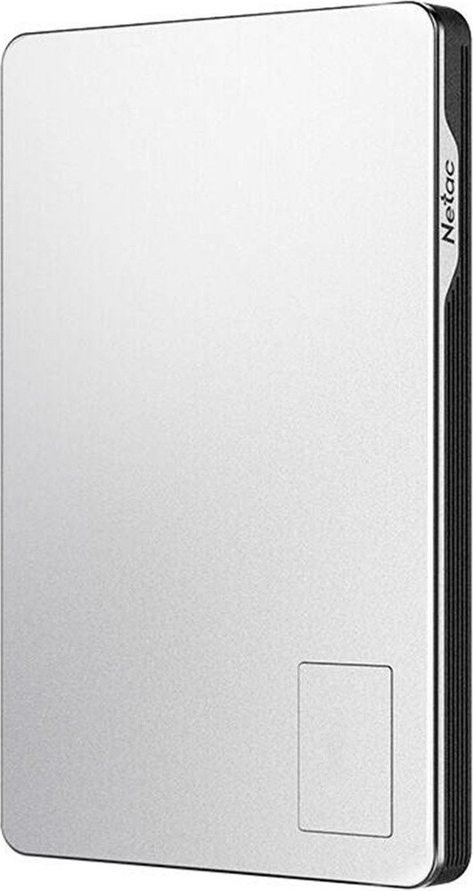 Внешний жесткий диск 2Tb, Netac K338, USB 3.0, Silver+Grey, Aluminium Alloy, Plastic Housing - фото 2 - id-p108233020