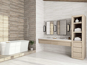 КЕРАМОГРАНИТ LB Ceramics - Альбервуд 20х60 серый (рельеф), фото 2