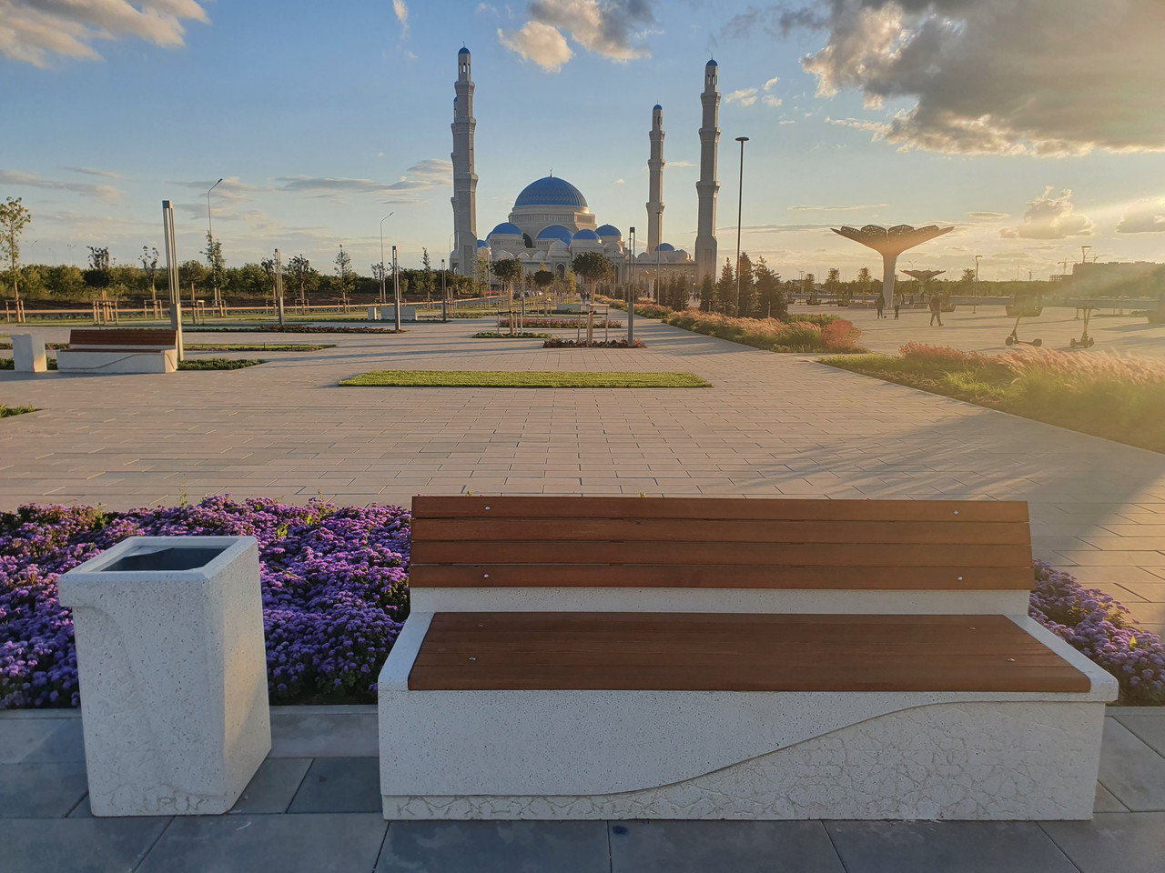 Уличные скамейки "ARHITAS" Центральная Мечеть г.Астана