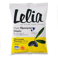 Оливки Lelia черные вяленые с косточкой 150 г