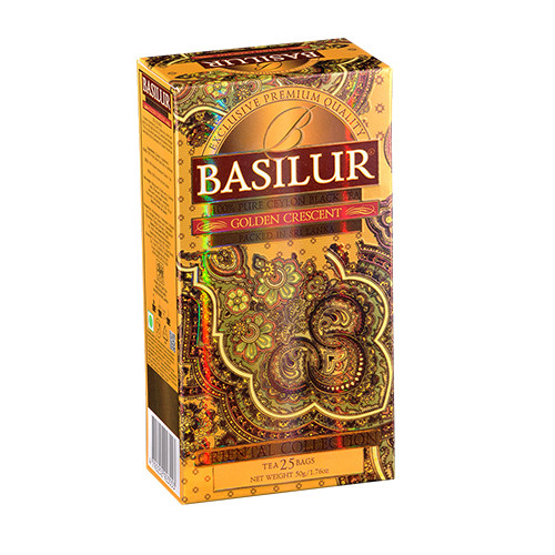 Чай чёрный пакетированный Восточная коллекция Золотой полумесяц Golden Crescent, 20пак Basilur - фото 1 - id-p56121319