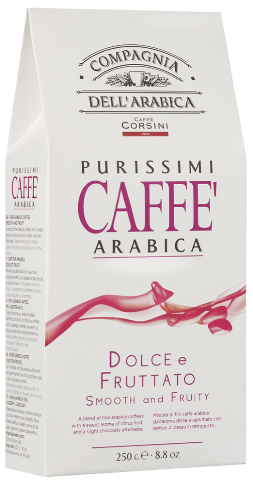 Кофе молотый Purissimi Arabica Miscela Dolce, 250гр Сorsini