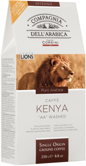 Кофе молотый Kenya AA Washed, 250гр Сorsini