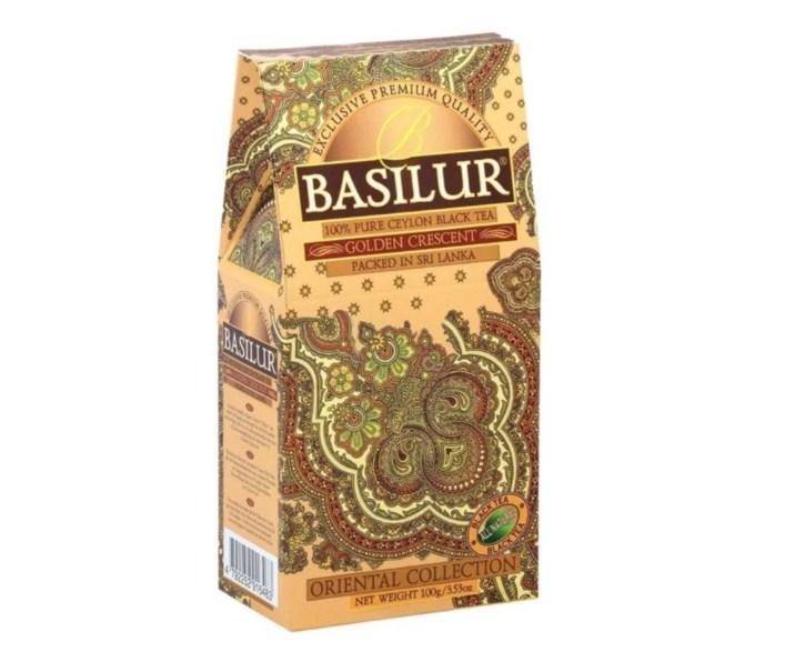 Чай Basilur Golden Crescent листовой в коробке 100 г - фото 1 - id-p91217470