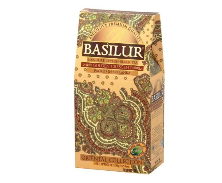 Чай Basilur Golden Crescent листовой в коробке 100 г - фото 2 - id-p91217470