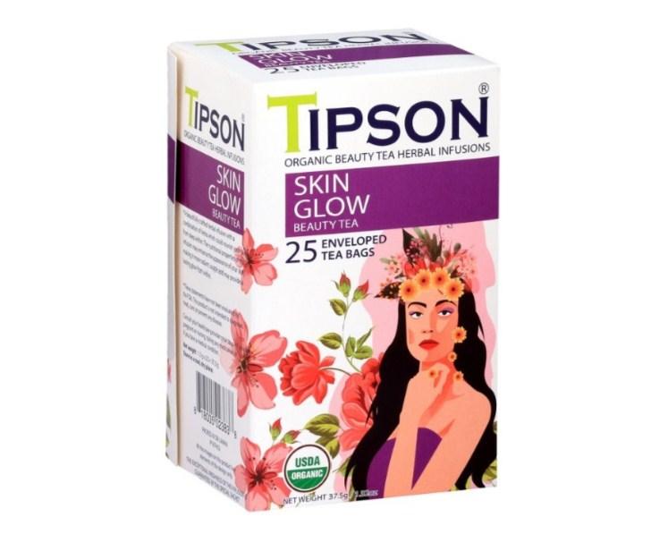 Чай Tipson Beauty Tea Сверкающая кожа в коробке 25 пакетиков