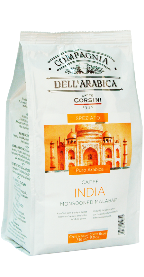 Кофе в зёрнах Индия India, 250гр Сorsini
