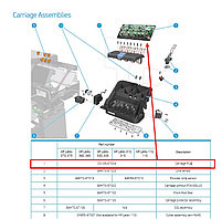 HP печатная плата каретки принтера Carraige PCA Board (CQ109-67034), фото 2