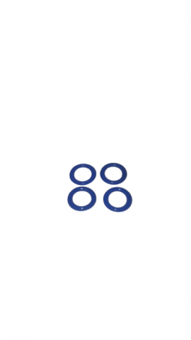 Кольцо форсунки 4216 дв. Евро 4 верхнее толстое (синий силикон) (Вулкан) - фото 1 - id-p108339996