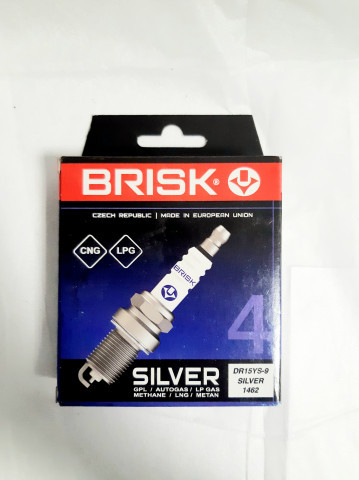 Свеча зажигания Brisk ВАЗ-2108-12,1117-19 SILVER инж,16кл кор. (в уп 4 шт.) ан. (BCPR6ES-11) - фото 1 - id-p108343805