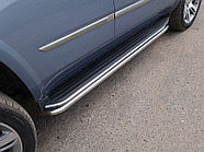Защита порогов 50,8 мм ТСС для Cadillac Escalade 2015-