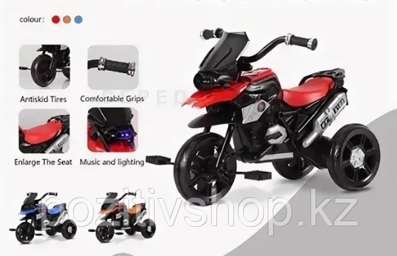 Детский педальный мотоцикл ЕТ-2214 - фото 3 - id-p108344426