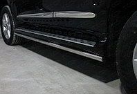 Защита порогов 42,4 мм ТСС для Haval H9 2017-2024