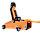 Домкрат гидравлический подкатной ДМК-2K Вихрь, фото 3