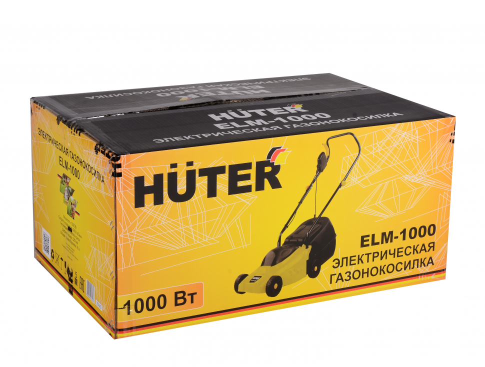 Газонокосилка электрическая HUTER ELM-1000 - фото 6 - id-p108346200