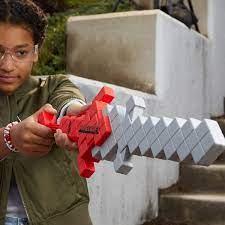 Бластер Nerf  Бластер меч Майнкрафт Heartstealer