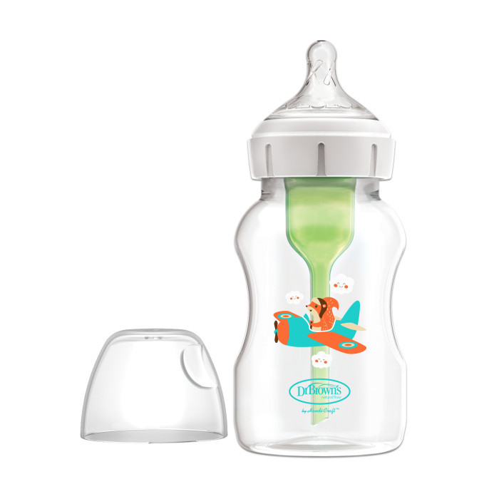 Бутылочка антиколиковая Dr. Brown's с широким горлом, 3+, 330 мл, пластик BPA-free, фото 1
