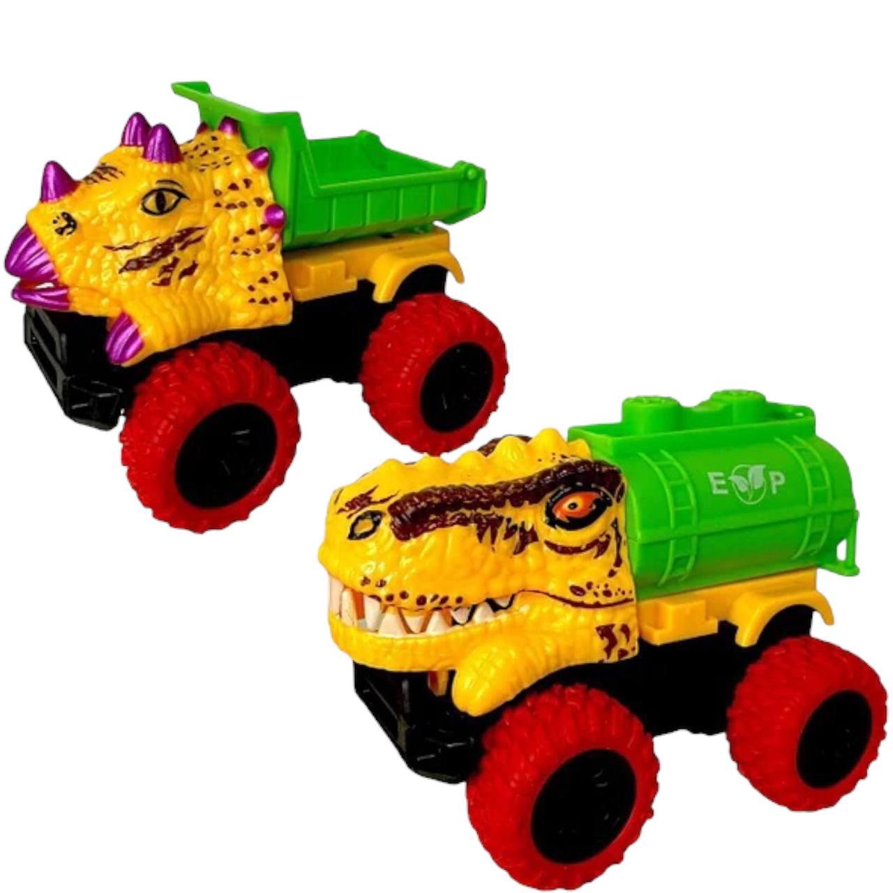 A6662 Dinosaur truck вездеход динозавр строитель цена за 1шт 11*11см