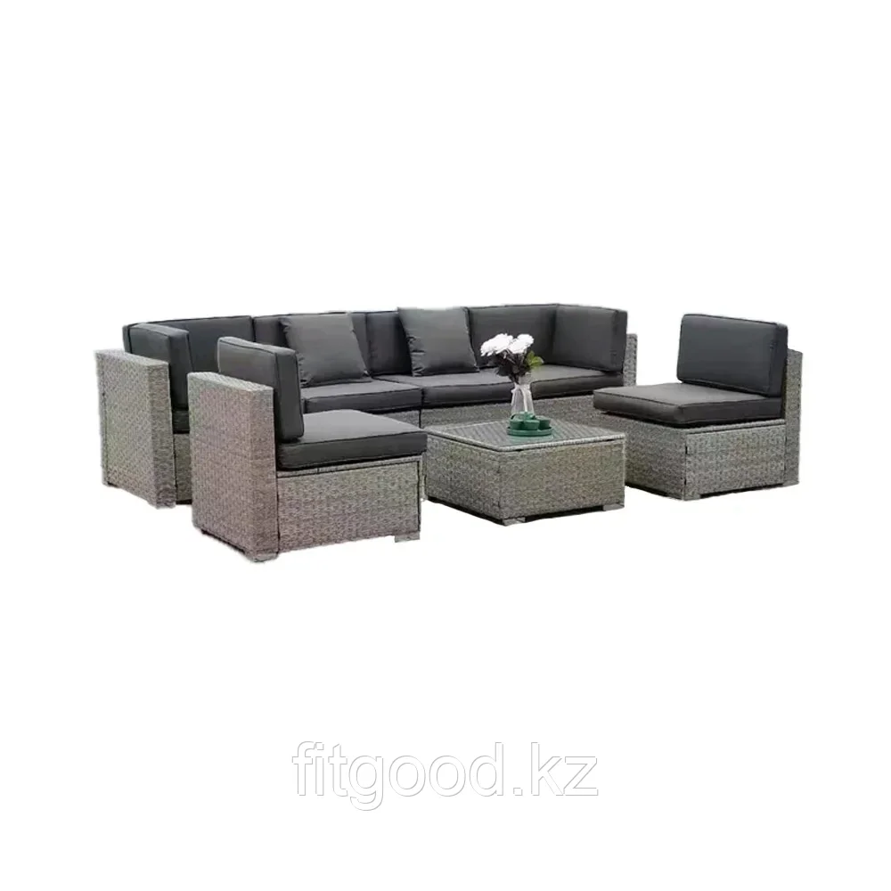 Комплект мебели журнальный "Дублин 2.0" (серый) - фото 1 - id-p108348392