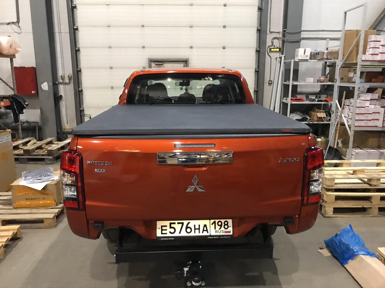 Мягкий трехсекционный тент Mitsubishi Triton (Митсубиши Тритон) /L200 Doble Cab 2015+ 87075458500 - фото 1 - id-p108351068