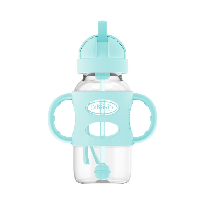 Поильник Dr.Brown's с силиконовой трубочкой и грузиком 270 мл, BPA-free, фото 1