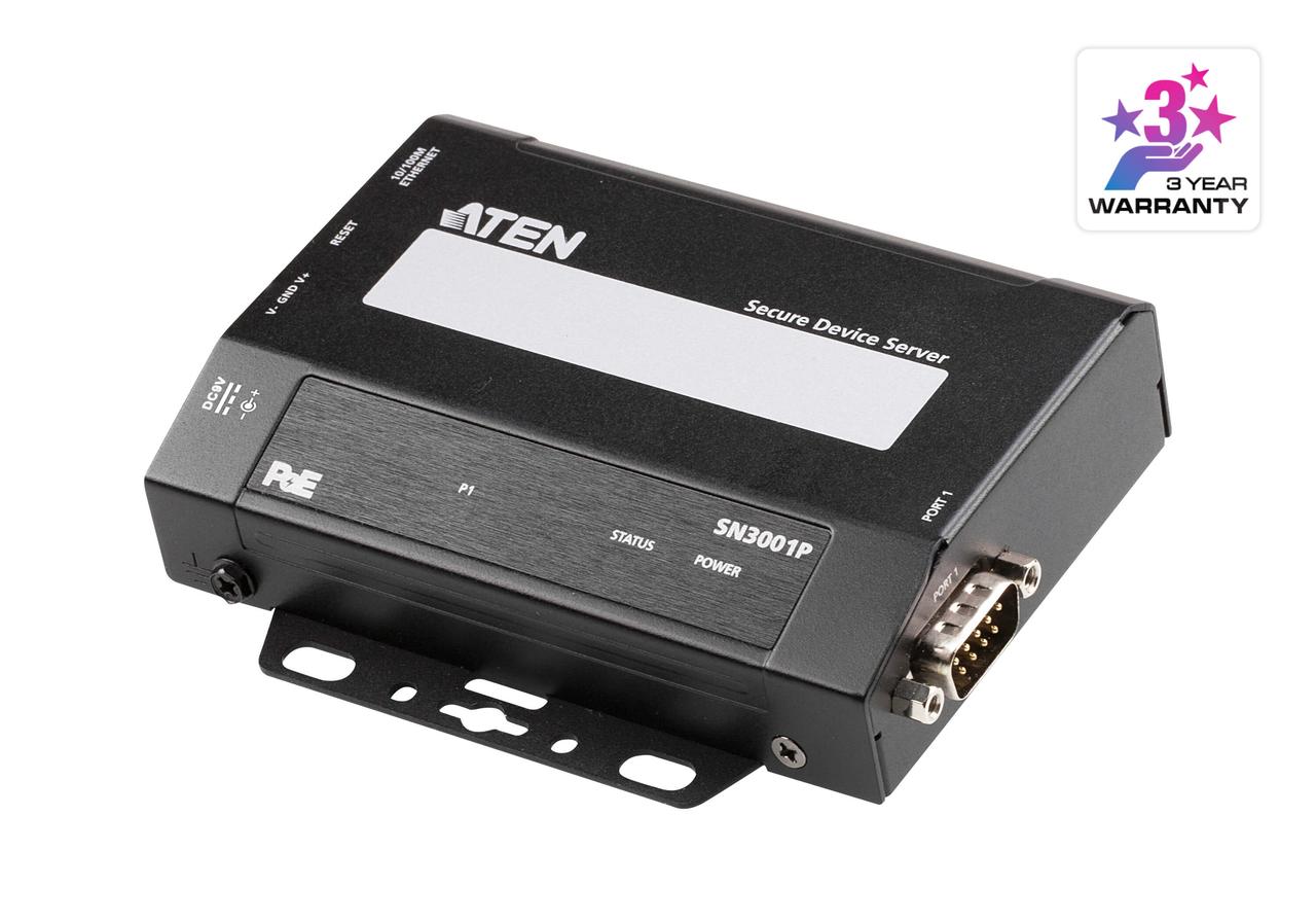1-портовый консольный сервер с поддержкой PoE для защищенного подключения к устройствам SN3001P ATEN - фото 1 - id-p108352736