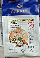 Безглютеновая пшенно-рисовая каша с яблоком и морковью, 200 грамм
