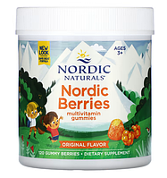 Nordic Naturals, Nordic Berries, мультивитаминные жевательные мармеладки, для детей от 3 лет, оригинальные, 12