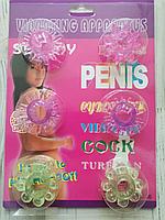 Насадка на член с усиками - эрекционное кольцо набор 6 штук