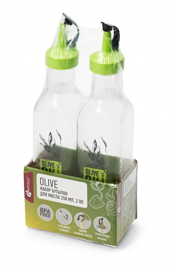 Набор бутылок для масла "Olive" 250 мл, 2 пр OLV-02 /APOLLO - фото 2 - id-p108345566