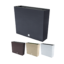 Горшок балконный плетенный c внутренней вставкой Rato CASE DRC600T | Prosperplast