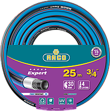 Шланг поливочный RACO "Slide Line" 30атм., армированный, 3-х слойный, 3/4"x25м
