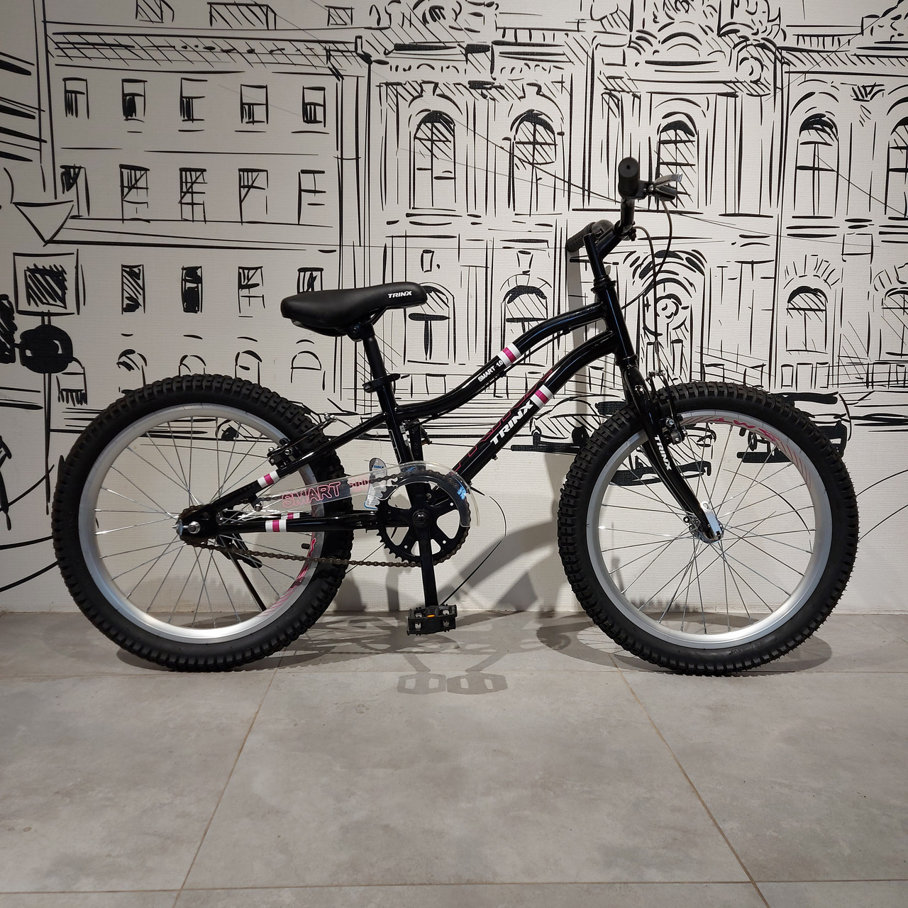 Подростковый Велосипед "Trinx" Smart 1.0. 20" колеса. Черный. - фото 6 - id-p108383152