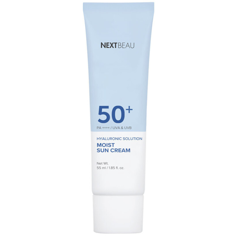 Солнцезащитный увлажняющий гель с гиалуроновой кислотой NEXTBEAU Sun Gel Hyaluronic Solution SPF50+, 55ML - фото 1 - id-p108387024