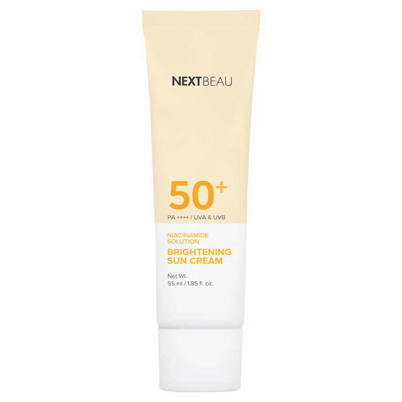 Солнцезащитный осветляющий крем NEXTBEAU Niacinamide Solution Brightening Sun Cream SPF50+, 55ML