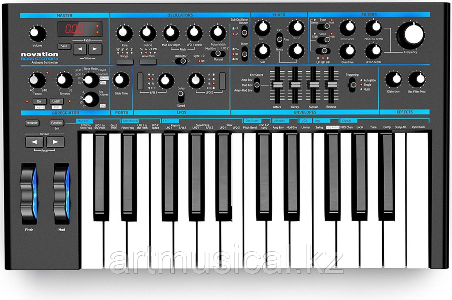 NOVATION Bass Station II Аналоговый монотембральный синтезатор, фото 1