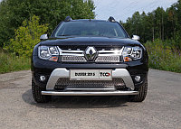 Защита передняя нижняя 60,3 мм ТСС для Renault Duster 2015-2020