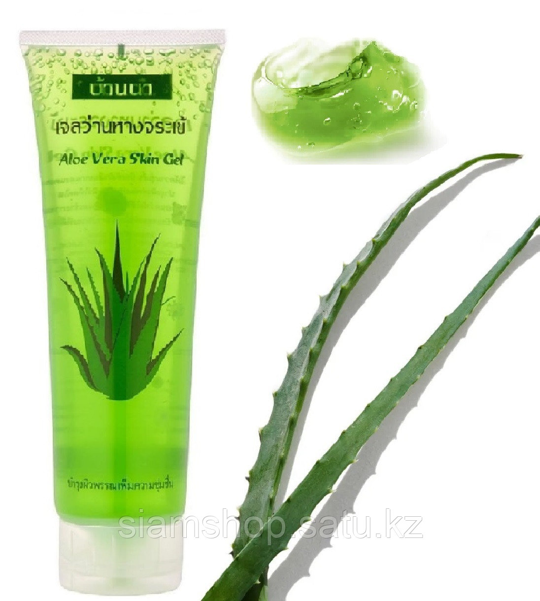 Гель универсальный увлажняющий Banna с Алоэ Вера для лица и тела Aloe Vera Skin Gel, 100 гр - фото 3 - id-p108393302