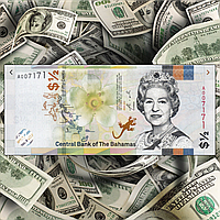 Банкнота 1/2 доллара (50 центов) 2019 год (Багамские острова)