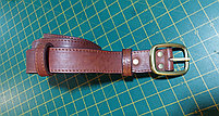 Ремень классический  из натуральной кожи, фото 5