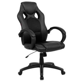 Кресло игровое Easy Chair 653 TPU черный, искусственная кожа, пластик (разобранное)