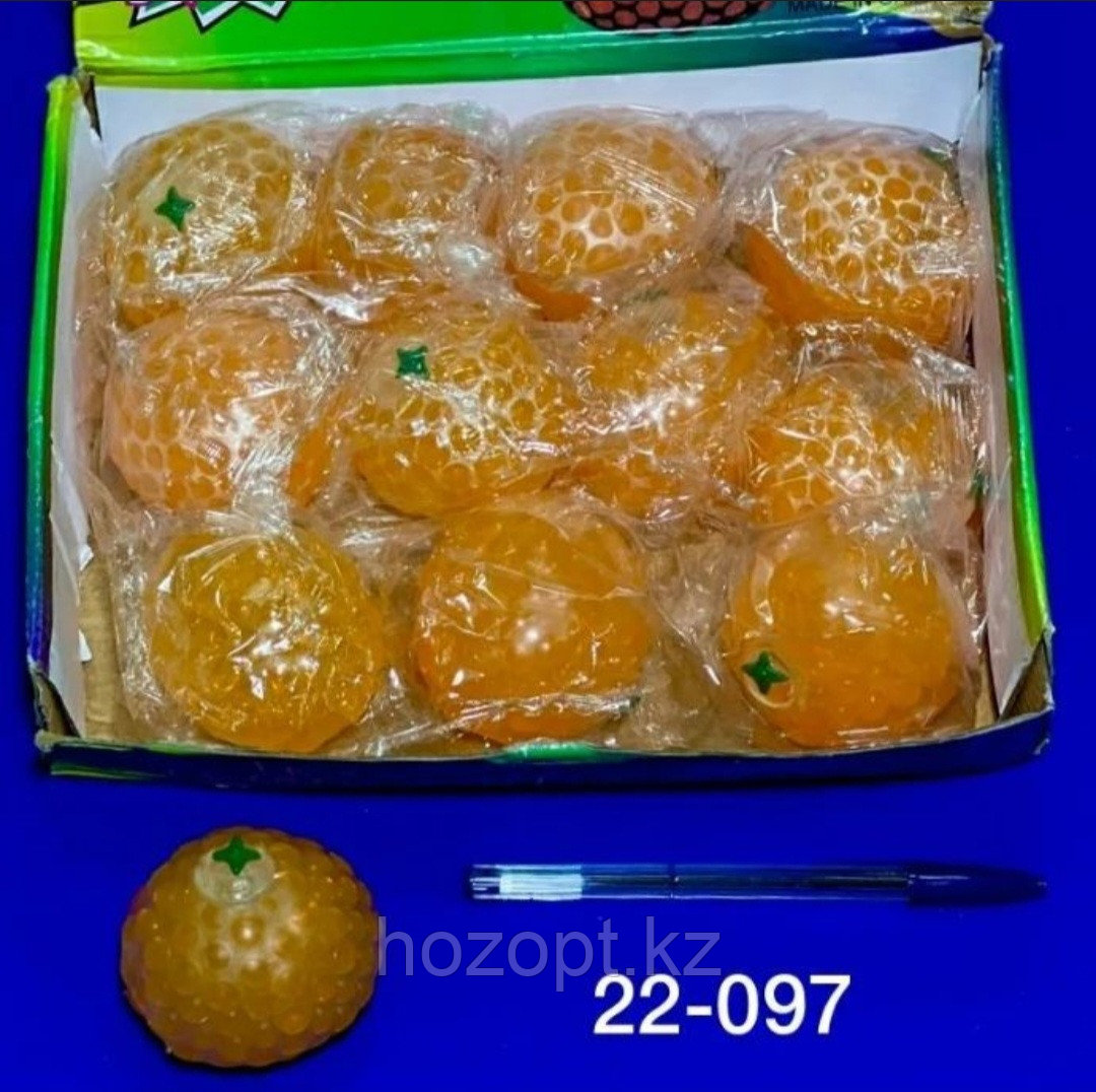 Игрушка- антистресс Апельсин оранж (C22-097) орбизы - фото 1 - id-p101095916