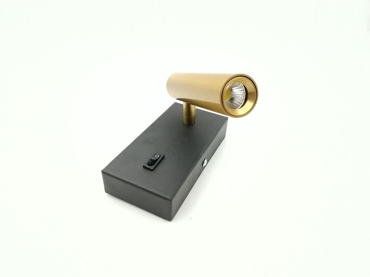 Настенный светильник LU LED 6327 черно-золотитый 4000K - фото 1 - id-p108424006