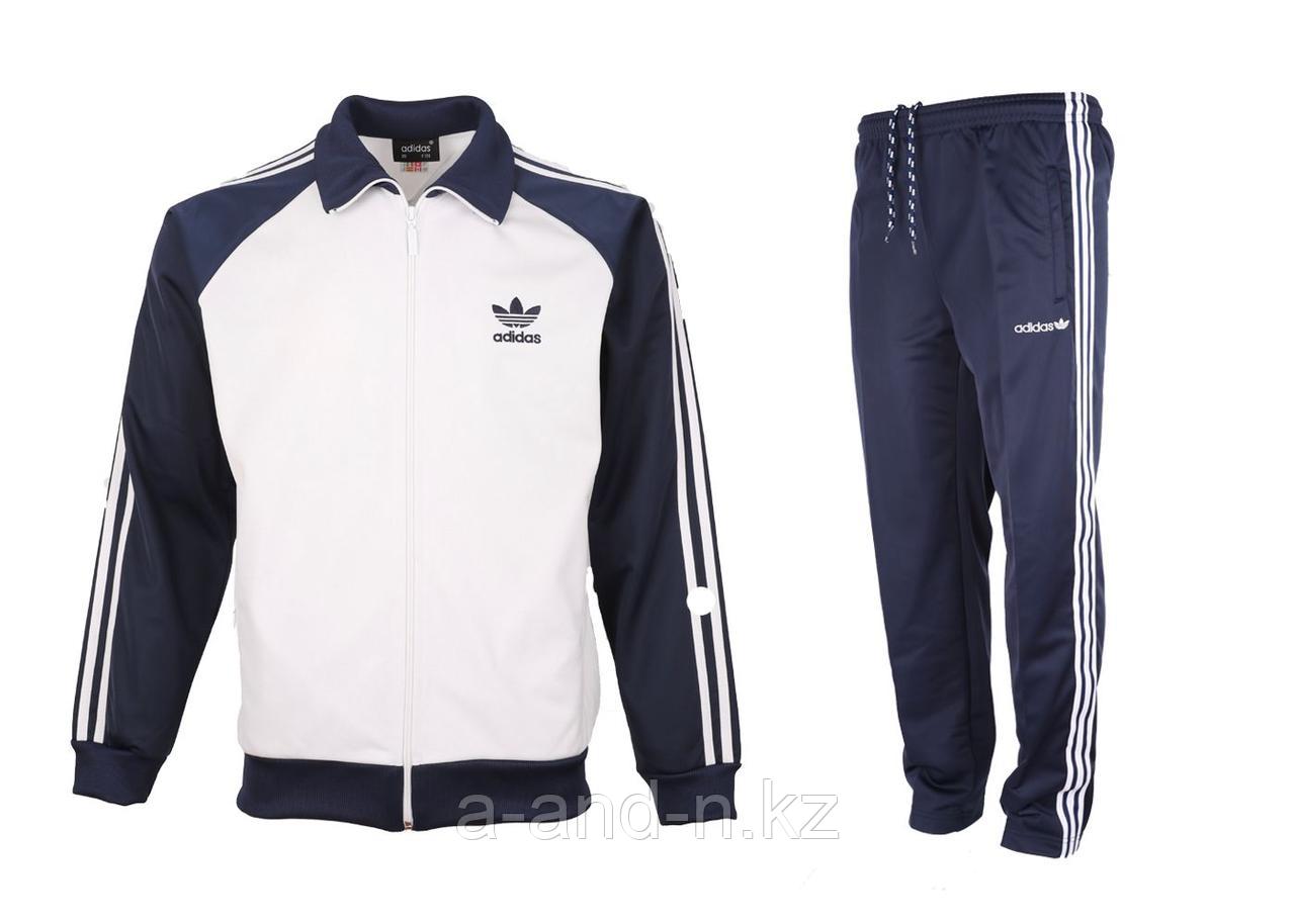 Мужской спортивный костюм Adidas, цвет белый - фото 1 - id-p108424097