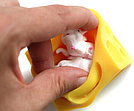 Игрушка мялка желтая мышки в сыре антистресс, фото 4