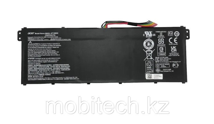 Аккумулятор Acer AP19B8K AP19B5K 11.25V 43Wh 3700mAh Aspire 3 A315-58 батарея аккумулятор OEM