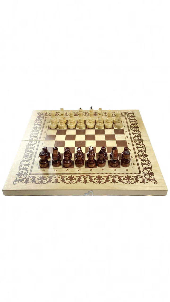 Игра 3 в1 Орловская Ладья (шахматы, шашки, нарды) SPL998
