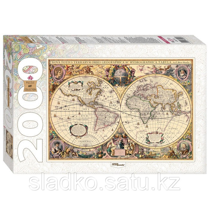 Пазл Историческая карта мира 2000 элементов - фото 1 - id-p108424768