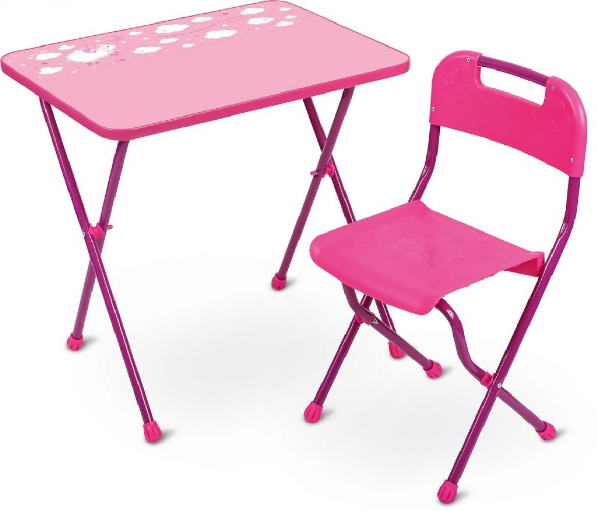 Комплект детской мебели «Алина 2», розовый Ника